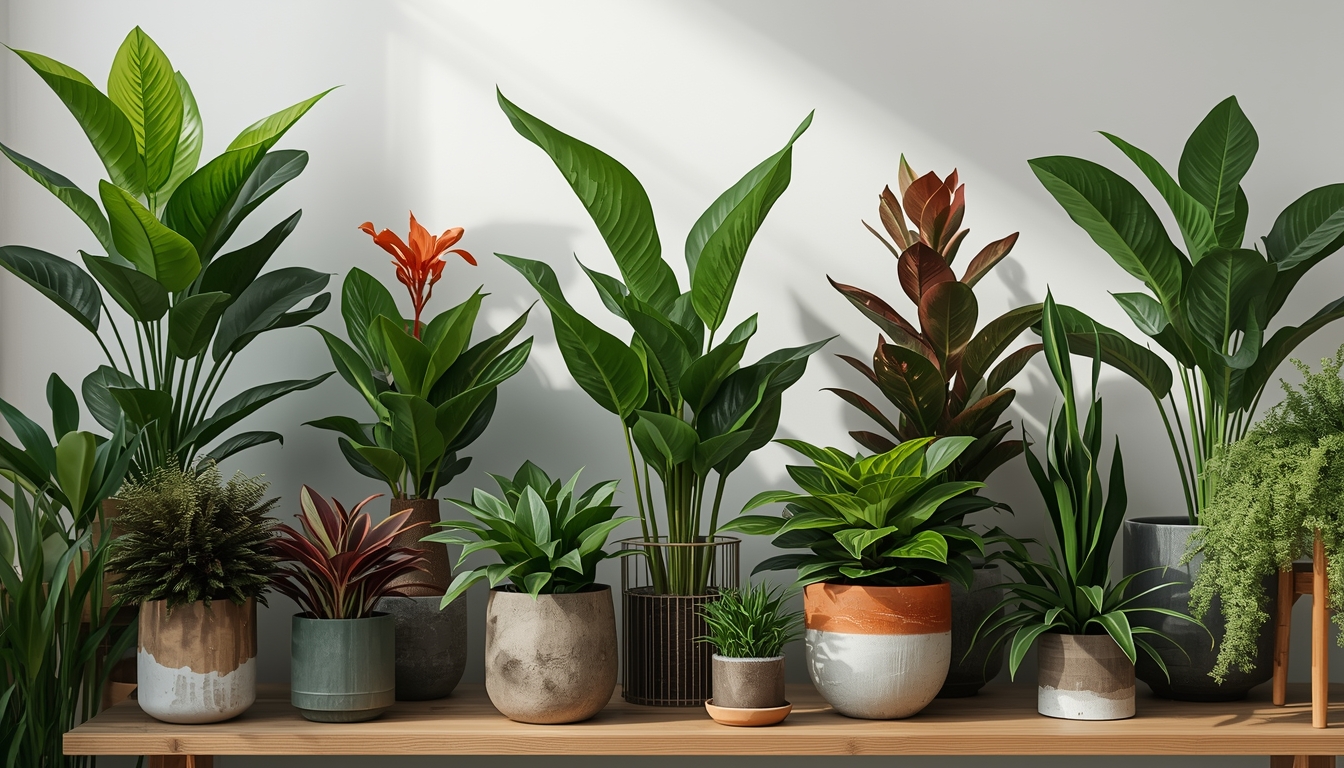 Curated indoor plant collection at Quiphralxyghak